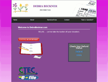 Tablet Screenshot of debrabeckner.com